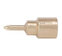 KS Tools 963.1297 Inserto de destornillador BRONZEplus para tornillos de estrella PH2 1/2"