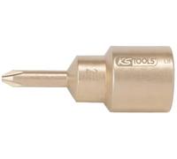 KS Tools 963.1299 Inserto de destornillador BRONZEplus para tornillos de estrella PH4 1/2"