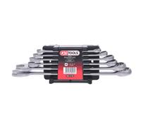 KS Tools 964.0130 Juego de llaves combinadas STAINLESS STEEL, en ángulo, 6 pzs