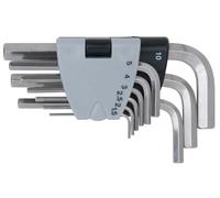 KS Tools 964.0320 Juego de llaves Allen acodadas de acero fino, 9 pzs