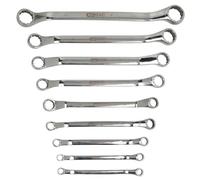 KS Tools 964.1140 Juego de llaves de estrella dobles STAINLESS STEEL, acodadas, 9 pzs