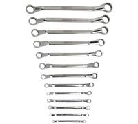 KS Tools 964.1150 Juego de llaves de estrella dobles STAINLESS STEEL, acodadas, 13 pzs