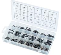 KS Tools 970.0520 Surtido de pasadores elásticos / circlips / chavetas embutidas / anillos de seguridad en E, 295 pzs