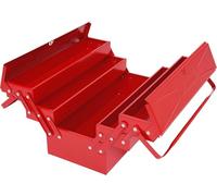 KS Tools 999.0120 Caja de herramientas de chapa de acero, 5 compartimentos, 420mm