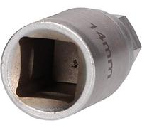 KS TOOLS Adapter von 14 mm Außensechskant auf 1/2" Außenvierkant 460.5296