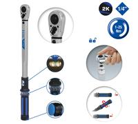 KS TOOLS Brilliant Llave Dinamométrica 1/4 con Trinquete, 1-25 Nm