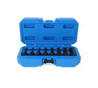 Brilliant - Juego de llaves de vaso de impacto con punta 1/2", Torx, 8 pzs, T30 - T80