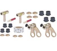 KS Tools 150.1810 Sistema de ajuste de tren de rodaje para camiones y furgonetas, 21 pzs