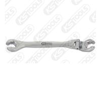 KS TOOLS CHROMEplus Llave De Anillo Abierto Doble Con Articulación, 11mm