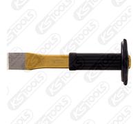KS TOOLS Cincel Plano Con Puño Protector de Mano, Ovalado, 250mm 162.0113
