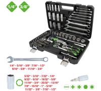 KS Tools Competencia 1/4" + 3/8" Set de Llaves de Conexión 91-tlg,