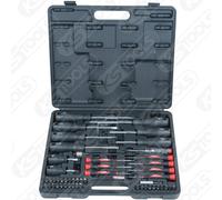 KS Tools Ergotorque Destornillador- Y Juego, 50-tlg. Torx Bits Adaptador
