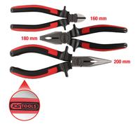 Ks Tools Ergotorque Juego de Alicates,3-tlg Alicates Corte Diagonal Petrolium