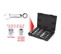 KS Tools Gearplus Ratschenringmaulschlüssel-satz, Corto, 16-tlg, Corto Trinquete