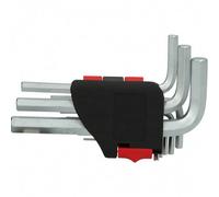 KS TOOLS Juego de Llaves Pipa Cabeza Hexagonal, En Soporte Plegable, 9-tlg1,