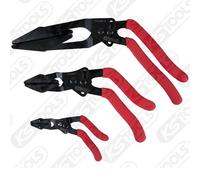 KS TOOLS Juego De Pinzas Para Manguera Sin Escalones 3 Piezas
