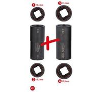 KS TOOLS Juego de vasos de impacto Juego de llaves de impacto 515.0895 Acero 320