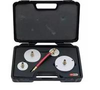 KS Tools 160.0710 Juego de boquillas adaptadoras universales para la purga de frenos, 4 pzs