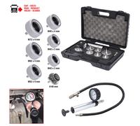 KS TOOLS Kühlsystem-prüfgerät Camión, 9-tlg.Handpumpe-7 Adapter- Manómetro