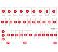 KS TOOLS Leere Schaumstoffeinlage zu 811.0039 811.0039-97