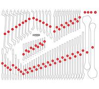 KS TOOLS Leere Schaumstoffeinlage zu 821.0076 821.0076-97