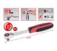 KS TOOLS Llave De Carraca De 1/4" SlimPOWER Con 72 Dientes