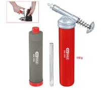 KS Tools Mini-Fettpressen Kit, Con 110g Cartucho de Grasa Pistola Prensa Grasa