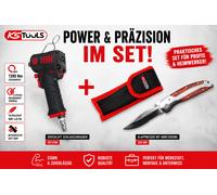 KS Tools Mini Monster Llave de Impacto Neumática 1.390 Nm