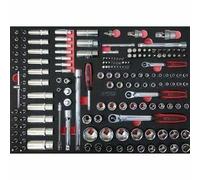 KS Tools - 711.1011 - módulo boquillas/accesorios 1/4"-3/8"-1/2" - herramientas taller mecanico 175 piezas