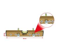 KS Tools Normabstandswasserwaage/ Montage-Anschluss-Lehre, 300mm-204.2000