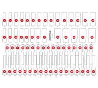 KS TOOLS Relleno de espuma caja de exposición 811.0063-97 388mm 561mm 210g