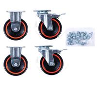 KS TOOLS Rollenset 2 x Lenkrolle + 2 x Laufrolle 826.0007-R014P