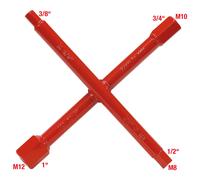KS Tools 116.6000 Llave en cruz para sanitarios