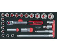 KS TOOLS Scs 1/2" Set de Llaves de Conexión, 24-tlg. En 1/3 Sistema de Repuestos