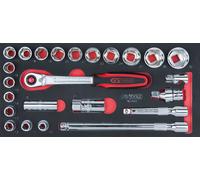 KS Tools Scs Chromeplus 1/2" Set de Llaves de Conexión, 24-tlg. En 1/3