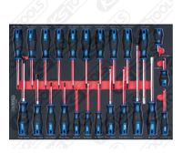 KS TOOLS Scs Ergotorque Juego de Destornilladores, 24-tlg 1/1 Sistema Repuestos