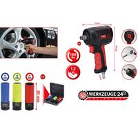 KS Tools Slimpower II Llave de Impacto Aire Comprimido 1300Nm + Alu Llantas