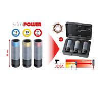KS Tools Slimpower Impact-Stecknuss-Satz, 3-tlg. 1/2 Tuerca Kit 515.0990