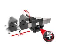 KS Tools Tornillo, 8 Grande Yunque Con Placa Giratoria, Yunque