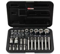 KS TOOLS Torx Tx-Steckschlüssel- Y Bit-Adapter-Satz, 30-tlg. Caja de Tuercas