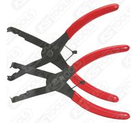 KS Tools Trim-Clip-Zangen-Satz, 2-tlg. Desmontaje Clip Plástico Tachuelas