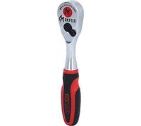 KS Tools | Trinquete reversible para puntas MONSTER de 1/4'' | longitud 125 mm | rojo/negro