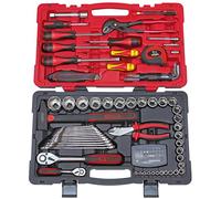KS Tools Ultimate 922.0701 100 piezas caja de llaves de vaso/accesorios 1/4" - 1/2"