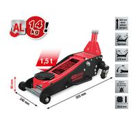 KS TOOLS ULTIMATELINE Gato Hidráulico De Acero 3 T