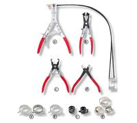 KS TOOLS Vehículo Abrazaderas de Manguera Tenazas Kit 4-TLG. 115.1104 Alicates