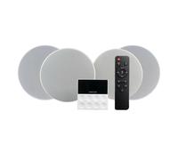 KS-WALL-4 sistema de audio para el hogar Minicadena de música para uso doméstico 50 W Negro, Gris, Blanco