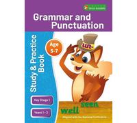 KS1 Grammar & Punctuation Study and Practice Book for Ages 5-7 (Years 1 - 2) Perfect for learning at home or use in the classroom (Foxton Skills Builders)