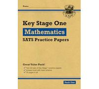 KS1 Maths SATS Practice Papers: Pack 1 (for end of year assessments) (CGP KS1 SATs Practice Papers)