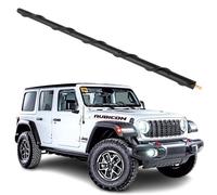 KSaAuto - Antena corta para Jeep Wrangler Gladiator Unlimited Rubicon Sport Sahara High Altitude Willys 4xe, 13 pulgadas de repuesto para Jeep Gladiator Wrangler Accesorios para radio FM AM