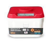 KSafe - Caja de bloqueo con temporizador para teléfonos, aperitivos y medicamentos, caja fuerte para teléfono celular y alimentos con temporizador, contenedor de bloqueo de tiempo para mejores hábitos